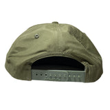 Western Anglers - Richardson Flat Brim Hat - Leather Patch - Loden Green