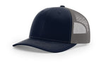 Western Anglers - Richardson Trucker Hat - Midnight Sippers Woven Patch -Navy/Charcoal