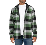 Simms - M's Coldweather Hoody - Moss Green Buffalo Plaid