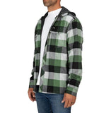 Simms - M's Coldweather Hoody - Moss Green Buffalo Plaid