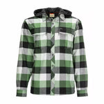 Simms - M's Coldweather Hoody - Moss Green Buffalo Plaid - L