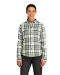 Simms - W's Santee Flannel Shirt - Seafoam Camp Plaid