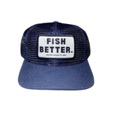 Fish Better - Western Anglers - Meshy Hat - Navy Blue