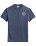 Western Anglers Logo Trout T Shirt - Washed Denim Blue