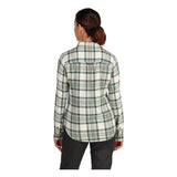 Simms - W's Santee Flannel Shirt - Seafoam Camp Plaid