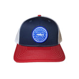 Western Anglers - Richardson 112 Hat - Tri Navy/White/Red - MD-LG