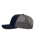 Western Anglers - Richardson Trucker Hat - Midnight Sippers Woven Patch -Navy/Charcoal