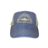 Western Anglers - Navy / Khaki - Legend Vintage Wash Trucker Cap