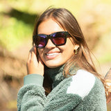 Bajio - Cometa - Sunglasses - Brown Green/Green Mirror/Glass