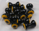 Hareline Double Pupil Brass Eyes