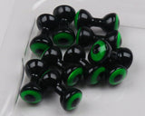 Hareline Double Pupil Brass Eyes