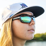 Bajio - Rigolets - Sunglasses - Brown Tortoise/Green Mirror/Glass