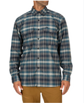 Simms - M's Coldweather LS Shirt - Atlantis Steel Plaid