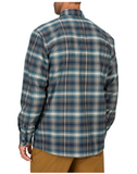 Simms - M's Coldweather LS Shirt - Atlantis Steel Plaid