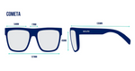 Bajio - Cometa - Sunglasses - Brown Green/Green Mirror/Glass