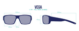 Bajio - Vega - Sunglasses - Blue Water Matte - Green Mirror