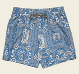 Howler Bros - Deep Set Boardshorts - Palmetto Prophecy : Storm Blue