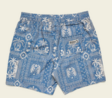 Howler Bros - Deep Set Boardshorts - Palmetto Prophecy : Storm Blue