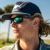 Bajio - Sigs - Sunglasses -Dark Grey/Green Mirror/Glass