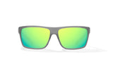 Bajio - Sigs - Sunglasses -Dark Grey/Green Mirror/Glass