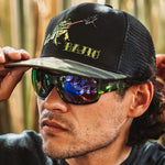Bajio - Vega - Sunglasses - Black Matte/Copper Mirror/Glass