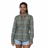 Patagonia - W's L/S Sun Stretch Shirt - San Miguel: Salvia Green