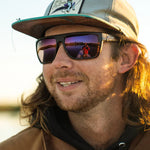 Bajio - Zapata - Sunglasses - Brown Grass Matte/Green Mirror/Glass