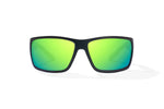 Bajio - Bales Beach - Sunglasses - Black Matte/Green Mirror/Glass