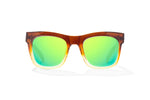 Bajio - Cometa - Sunglasses - Brown Green/Green Mirror/Glass