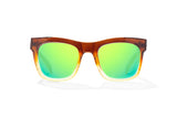 Bajio - Cometa - Sunglasses - Brown Green/Green Mirror/Glass
