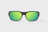 Bajio - Darien - Sunglasses - Black Matte /Green Mirror