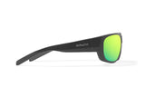Bajio - Darien - Sunglasses - Black Matte /Green Mirror