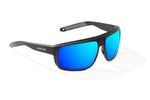 Bajio - Greenland - Sunglasses - Black Matte/Blue Mirror/Glass