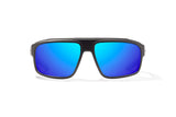 Bajio - Greenland - Sunglasses - Black Matte/Blue Mirror/Glass
