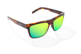 (NEW) Bajio - Hopedale - Sunglasses - Hop Brown Tort Gloss - Green Mirror