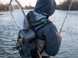 Wooden Fly Fishing Net - Western Anglers Logo