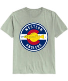 Western Anglers - Shop T Shirt - Colorful Colorado