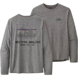 Patagonia - Men's Capilene Cool Daily Graphic Long Sleeve Shirt - (Western Anglers Logo)