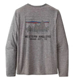 Patagonia - Men's Capilene Cool Daily Graphic Long Sleeve Shirt - (Western Anglers Logo)