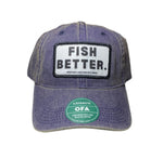 Fish Better - Western Anglers - Old Favorite Hat - Navy