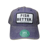 Fish Better - Western Anglers - Old Favorite Hat - Navy