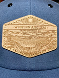 Western Anglers - Richardson Hat - Leather Patch - Blue