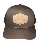 Western Anglers - Richardson Trucker Hat - Leather Patch - Brown