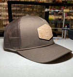 Western Anglers - Richardson Trucker Hat - Leather Patch - Brown