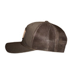 Western Anglers - Richardson Trucker Hat - Leather Patch - Brown