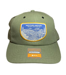 Western Anglers - Richardson Hat - Midnight Sippers Woven Patch - Olive