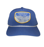 Western Anglers - Richardson Hat - Midnight Sippers Woven Patch - Blue w/ White Rope