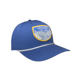 Western Anglers - Richardson Hat - Midnight Sippers Woven Patch - Blue w/ White Rope