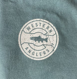 Western Anglers - Shop T Shirt - Vintage Fade Harbor (NEW)